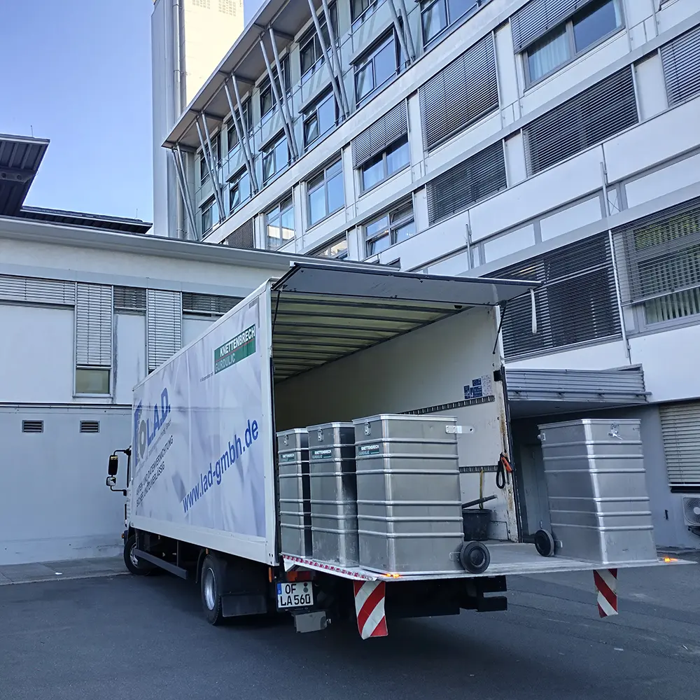 LAD Fahrzeug für deutschlandweite Akten- und Datenvernichtung