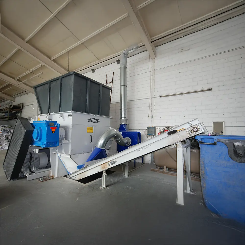 Maschine für Datenvernichtung der LAD GmbH Langen